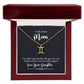 To My Bonus Mom Gemini, You Didn't Give Me Life, Life Gave Me You - Zodiac Symbol Necklace - Gift for Mom