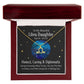 To My Beautiful Libra Daughter, Honest, Caring & Diplomatic -  Zodiac Symbol Necklace - Gift for Daughter