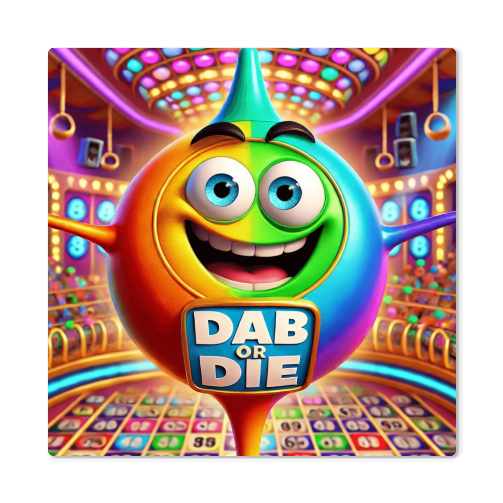 Dab Or Die Metal Art Print – Gift for Her - Gift for Him
