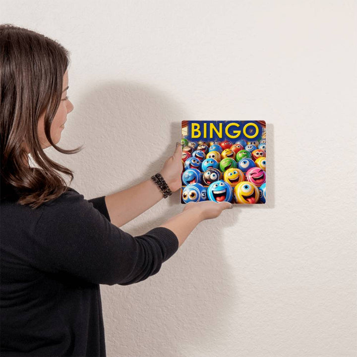 Bingo – High Gloss Metal Art Print – Gift for Her – Gift for Him