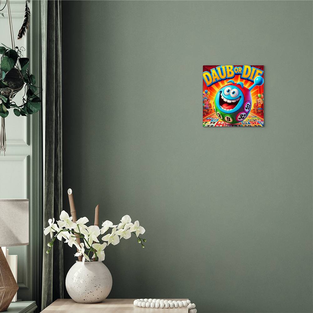 Dab Or Die 03 - High Gloss Metal Art Print (1:1) - Gift for Her - Gift for Him
