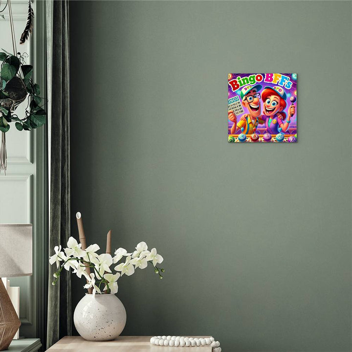 Bingo BFFs – High Gloss Metal Art Print – Gift for Her – Gift for Him