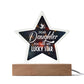 Dear Daughter, You Are My Lucky Star - Printed Star Acrylic Plaque - Gift for Daughter