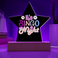 It's Bingo Night - Acrylic Star Plaque - Gift for Her - Gift for Him