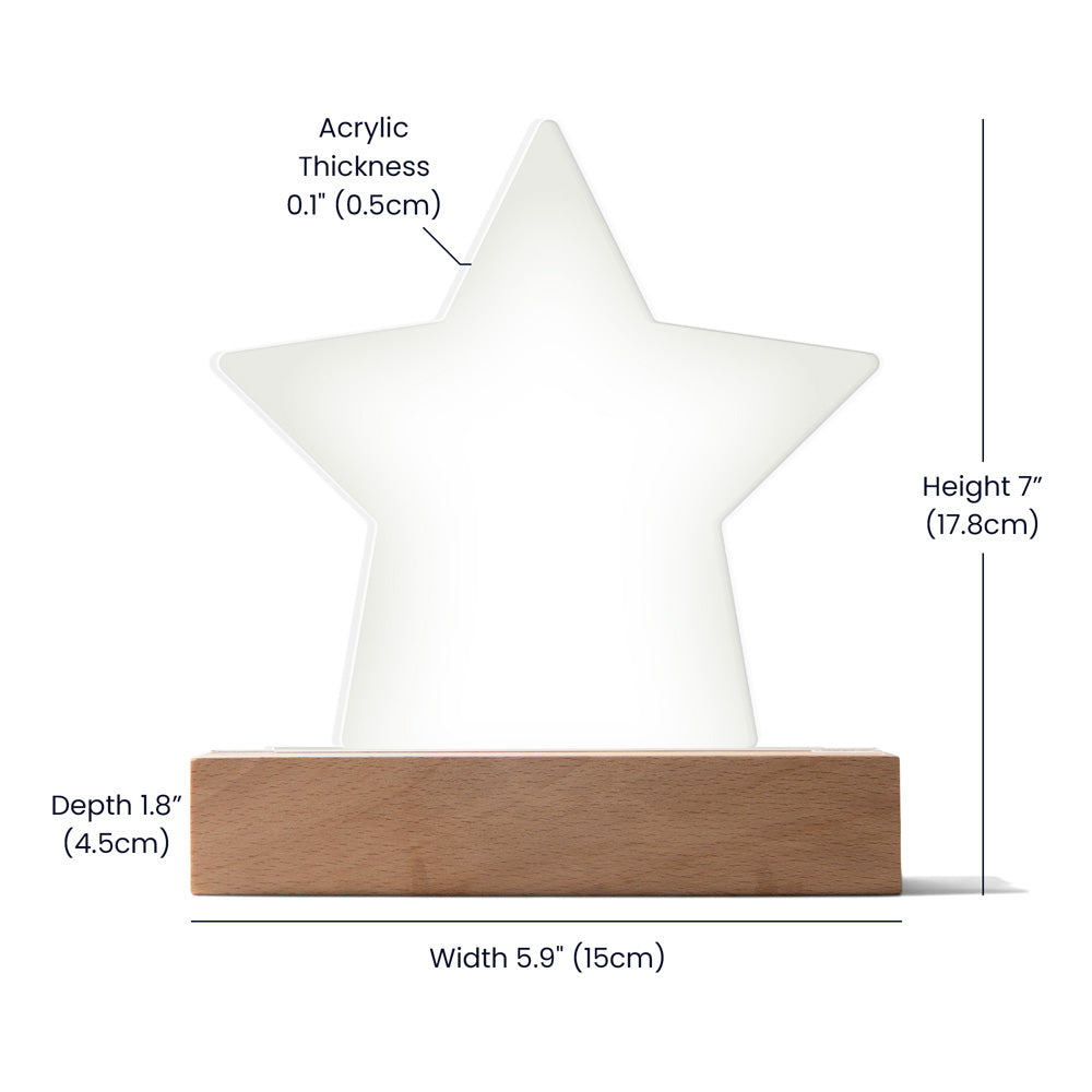 It's Bingo Night - Acrylic Star Plaque - Gift for Her - Gift for Him