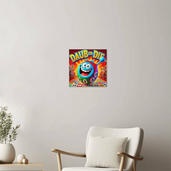 Dab Or Die – High Gloss Metal Art Print – Gift for Her – Gift for Him