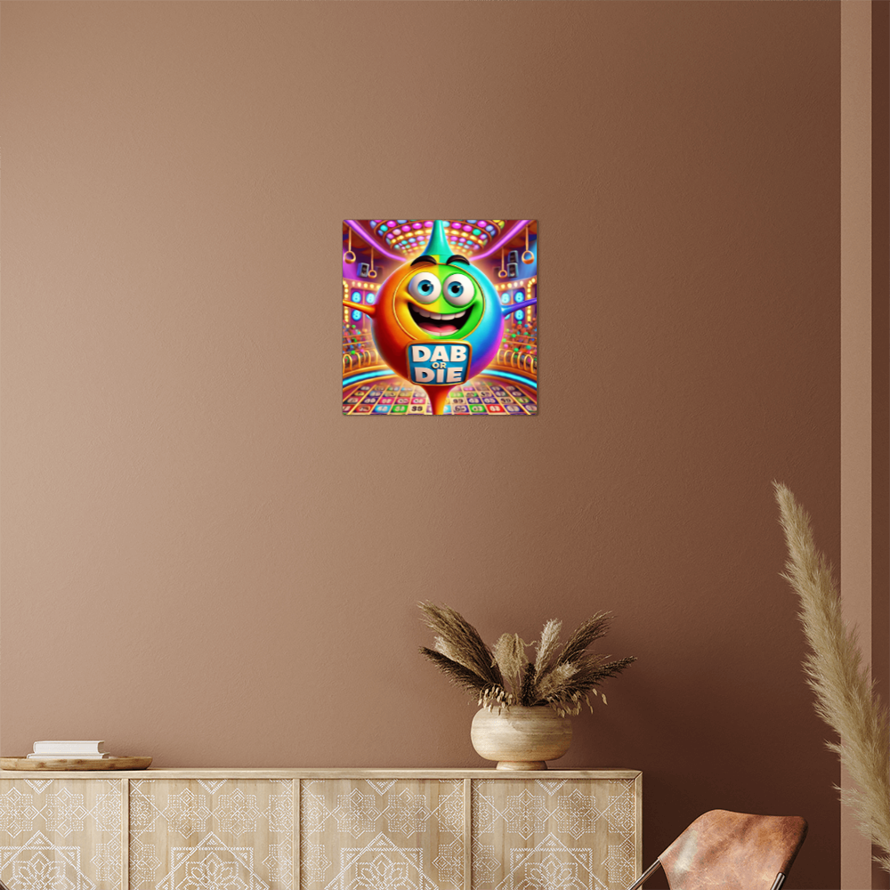 Dab Or Die 02 - High Gloss Metal Art Print (1:1) - Gift for Her - Gift for Him