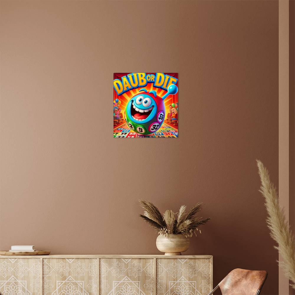 Dab Or Die 03 - High Gloss Metal Art Print (1:1) - Gift for Her - Gift for Him