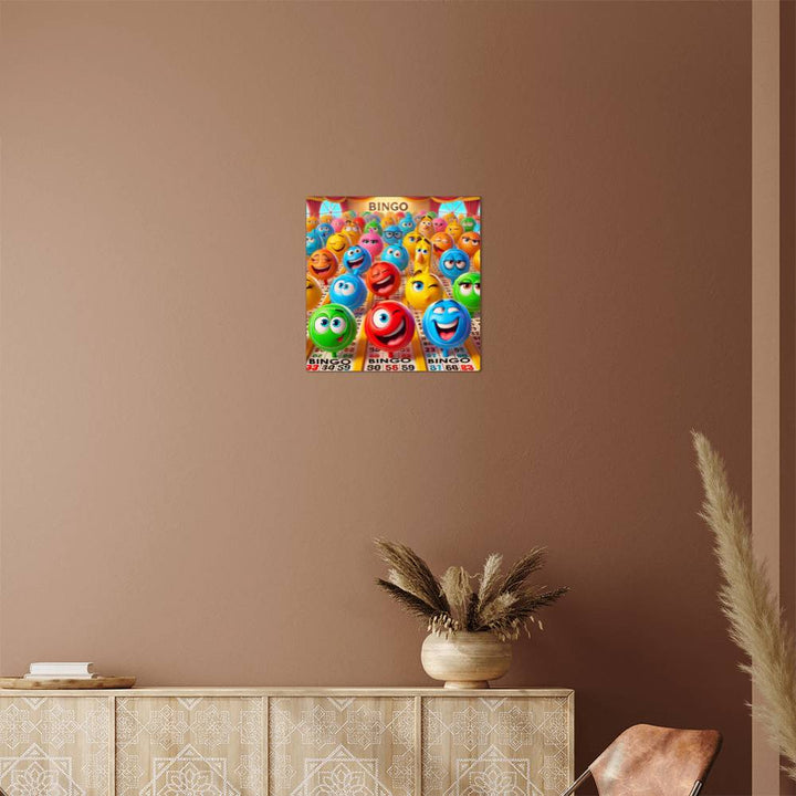 Bingo – High Gloss Metal Art Print – Gift for Her – Gift for Him