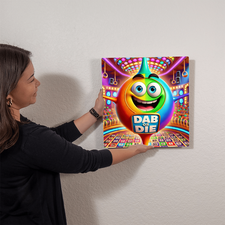 Dab Or Die Metal Art Print – Gift for Her - Gift for Him