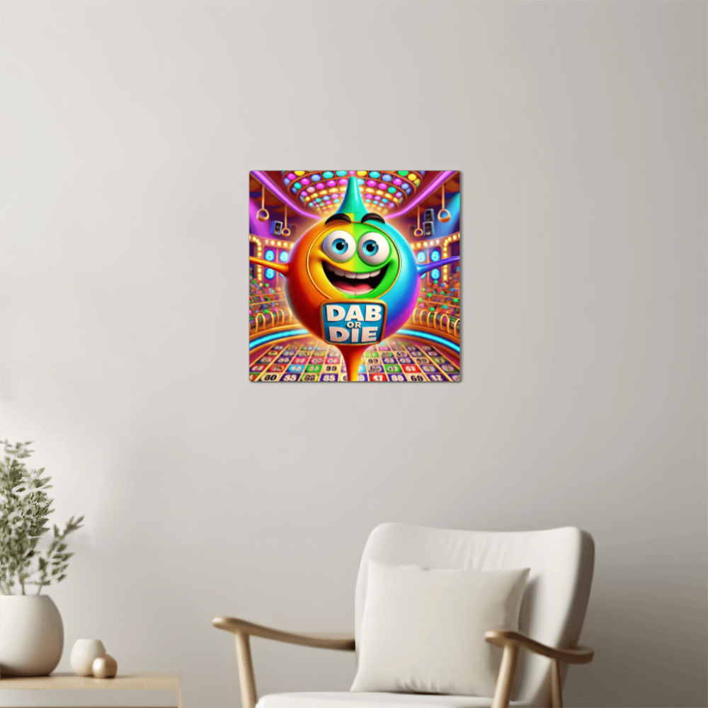 Dab Or Die 02 - High Gloss Metal Art Print (1:1) - Gift for Her - Gift for Him