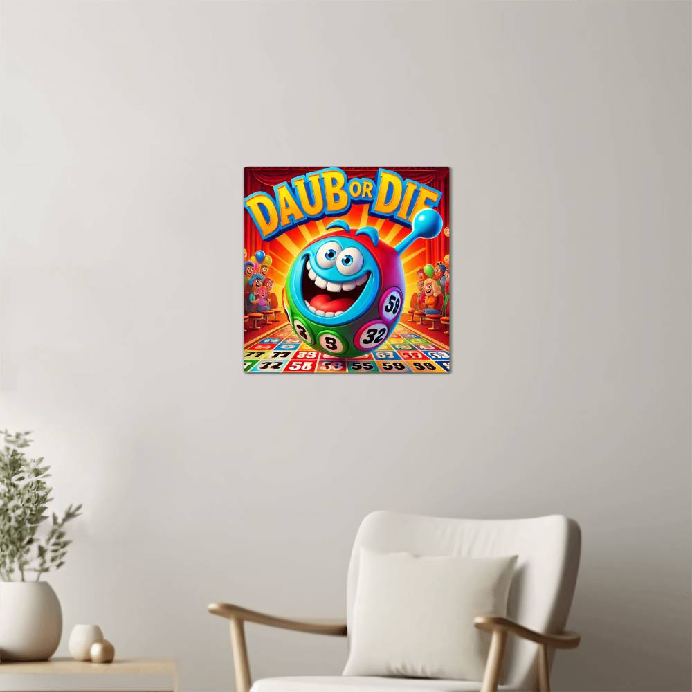 Dab Or Die 03 - High Gloss Metal Art Print (1:1) - Gift for Her - Gift for Him