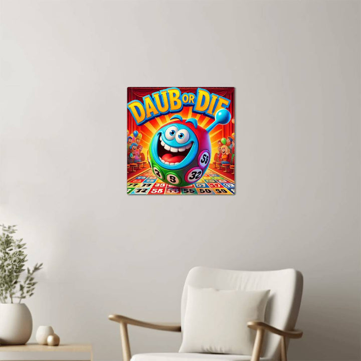 Dab Or Die – High Gloss Metal Art Print – Gift for Her – Gift for Him