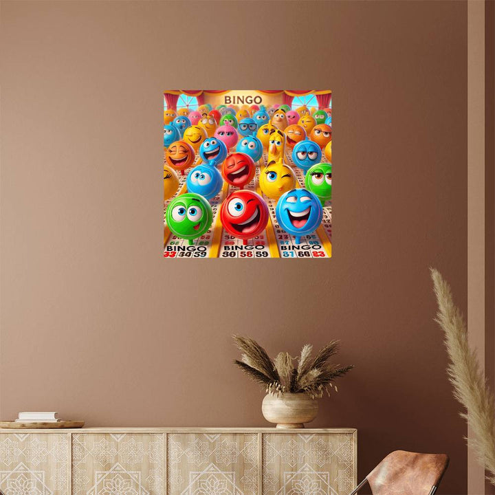 Bingo – High Gloss Metal Art Print – Gift for Her – Gift for Him