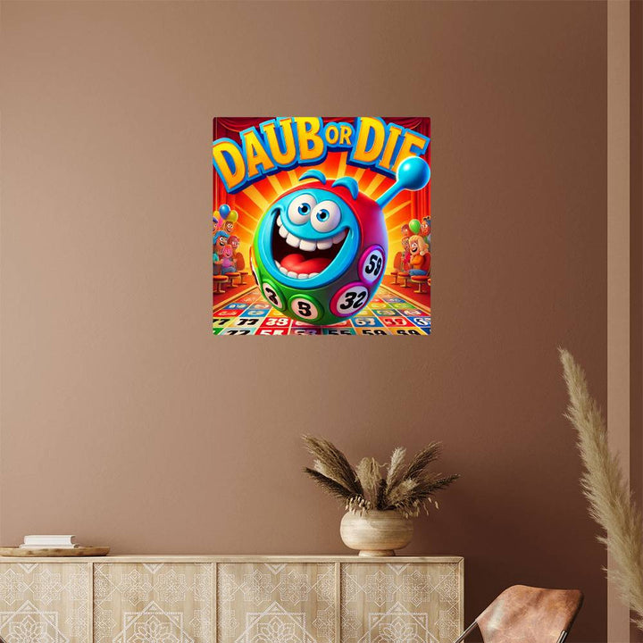 Dab Or Die – High Gloss Metal Art Print – Gift for Her – Gift for Him