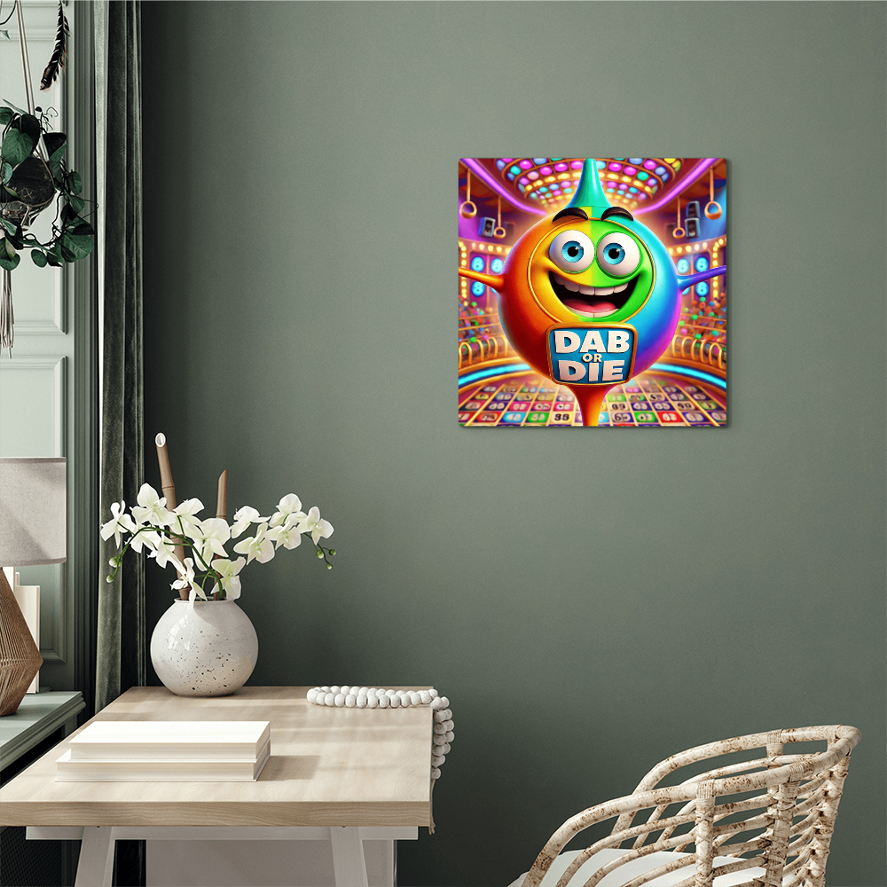 Dab Or Die 02 - High Gloss Metal Art Print (1:1) - Gift for Her - Gift for Him