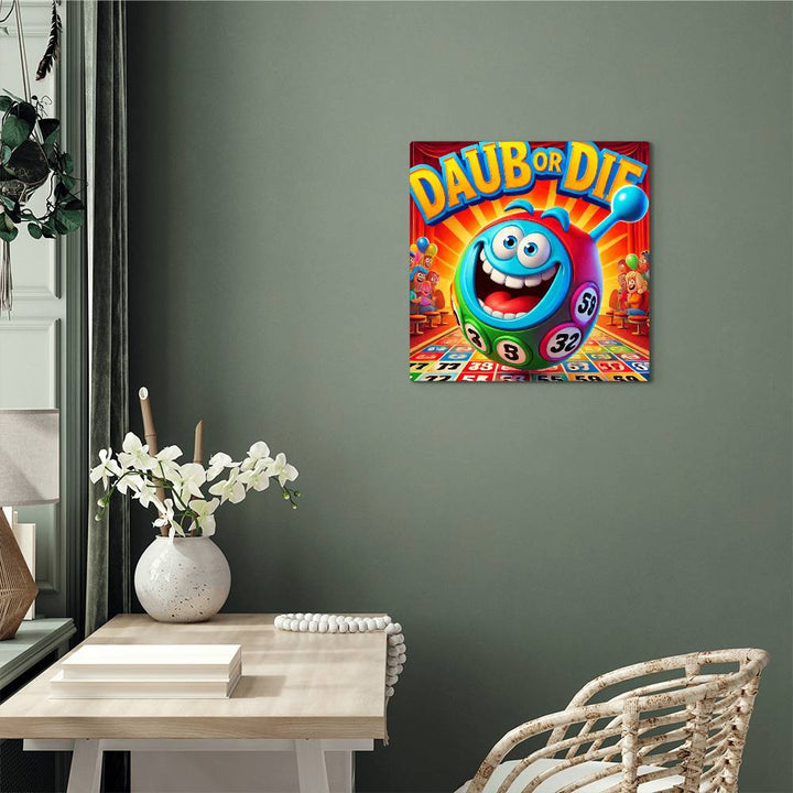 Dab Or Die – High Gloss Metal Art Print – Gift for Her – Gift for Him