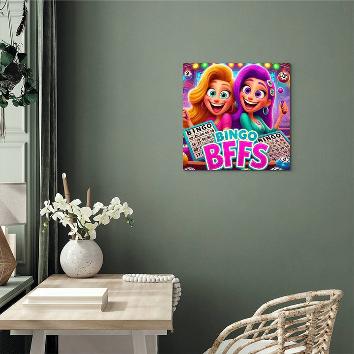 Bingo BFFS Metal Art Print – Gift for Her