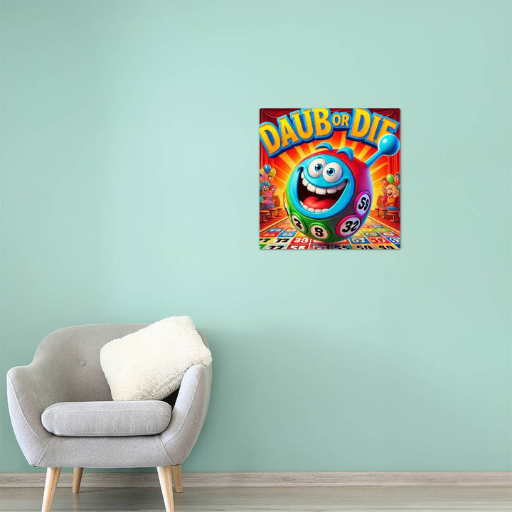 Dab Or Die – High Gloss Metal Art Print – Gift for Her – Gift for Him