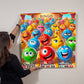 Bingo 2 - High Gloss Metal Art Print (1:1) - Gift for Her - Gift for Him