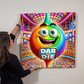 Dab Or Die 02 - High Gloss Metal Art Print (1:1) - Gift for Her - Gift for Him
