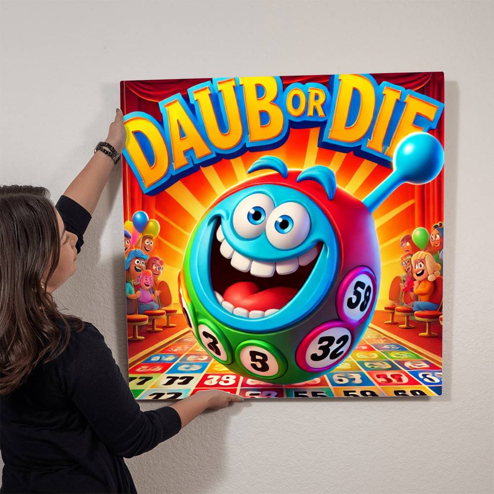 Dab Or Die 03 - High Gloss Metal Art Print (1:1) - Gift for Her - Gift for Him