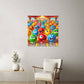 Bingo 2 - High Gloss Metal Art Print (1:1) - Gift for Her - Gift for Him