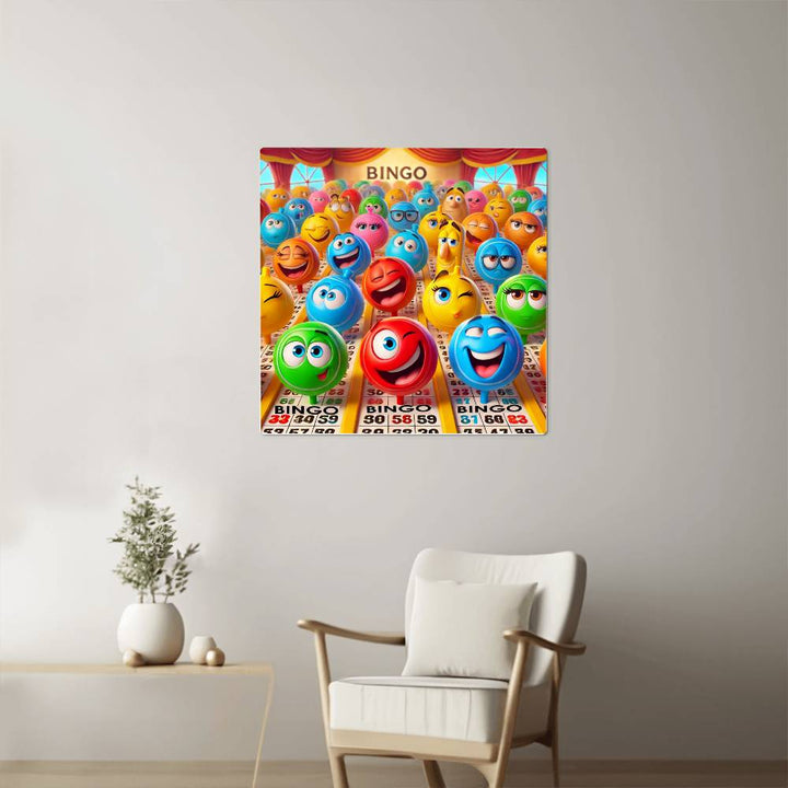 Bingo – High Gloss Metal Art Print – Gift for Her – Gift for Him