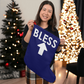 Bless - Giant Holiday Stocking - Gift for Her - Gift for Him