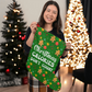 Christmas Calories Don't Count - Giant Holiday Stocking - Gift for Her - Gift for Him
