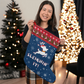 Sleighin' It! - Giant Holiday Stocking - Gift for Her - Gift for Him