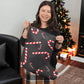 Candy Canes - Giant Holiday Stocking - Gift for Her - Gift for Him