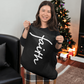 Faith (White) - Giant Holiday Stocking - Gift for Her - Gift for Him