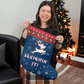 Sleighin' It! - Giant Holiday Stocking - Gift for Her - Gift for Him