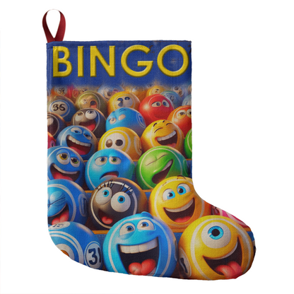 BINGO - Giant Holiday Stocking - Gift for Her - Gift for Him