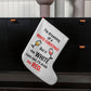 I'm Dreaming Of A White Christmas - Giant Holiday Stocking - Gift for Her - Gift for Him