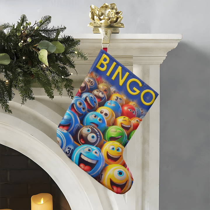 Bingo Giant Holiday Stocking – Gift for Her - Gift for Him