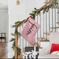 Faith (Black) - Giant Holiday Stocking (Pink) - Gift for Her - Gift for Him