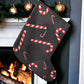Candy Canes - Giant Holiday Stocking - Gift for Her - Gift for Him