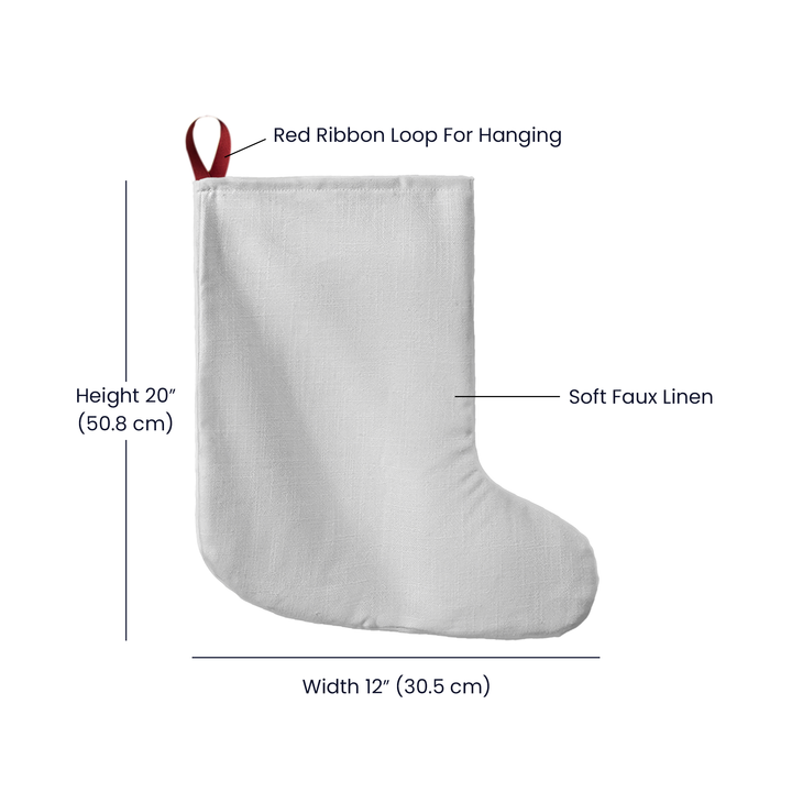 Trust The Process - Giant Holiday Stocking - Gift for Her - Gift for Him