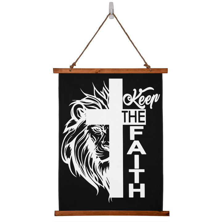 Keep The Faith Wall Tapestry – Gift for Her - Gift for Him
