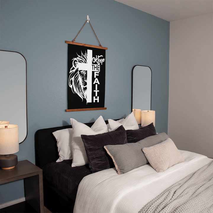 Keep The Faith Wall Tapestry – Gift for Her - Gift for Him