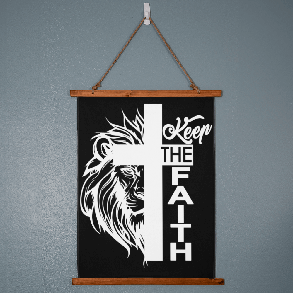 Keep The Faith Wall Tapestry – Gift for Her - Gift for Him