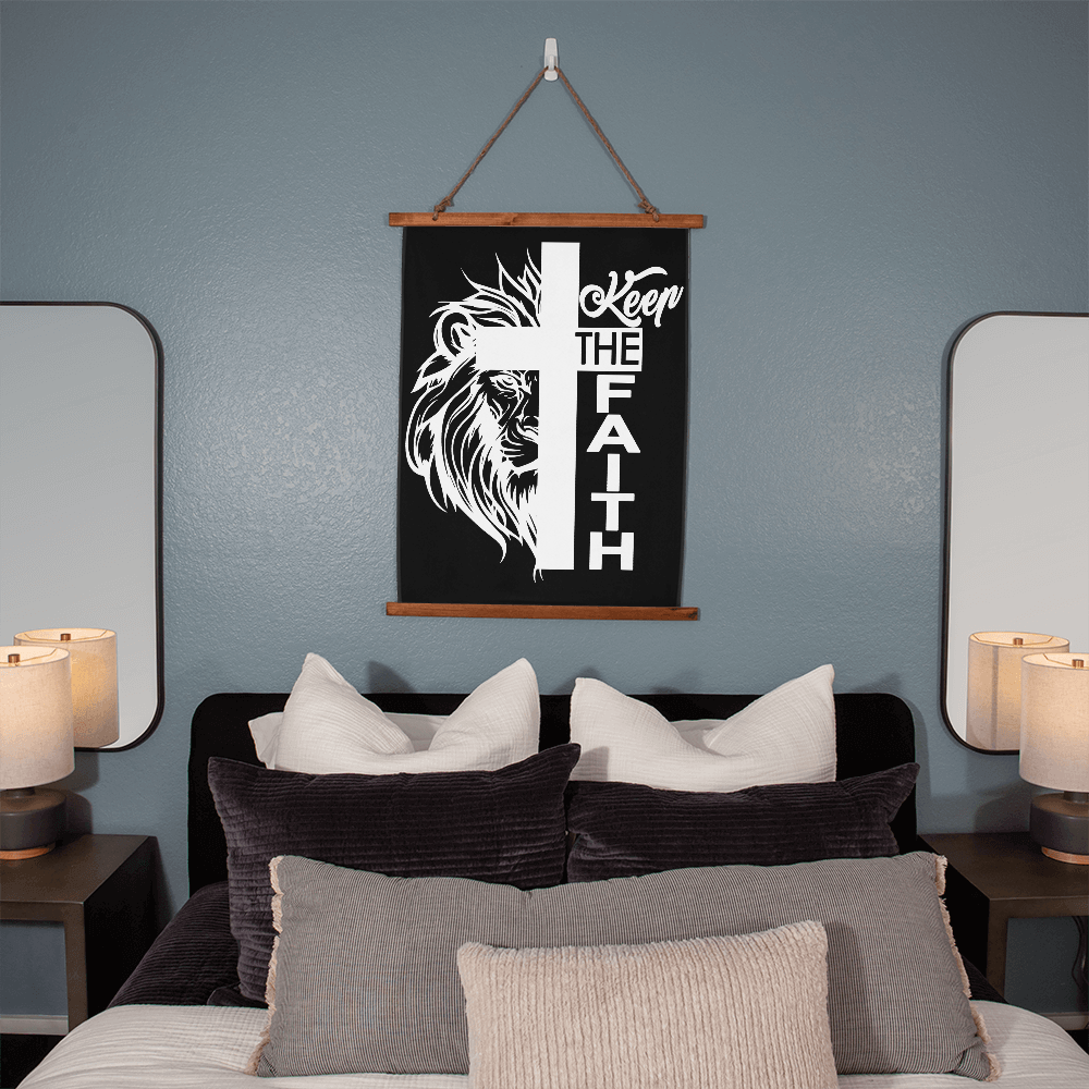 Keep The Faith Wall Tapestry – Gift for Her - Gift for Him