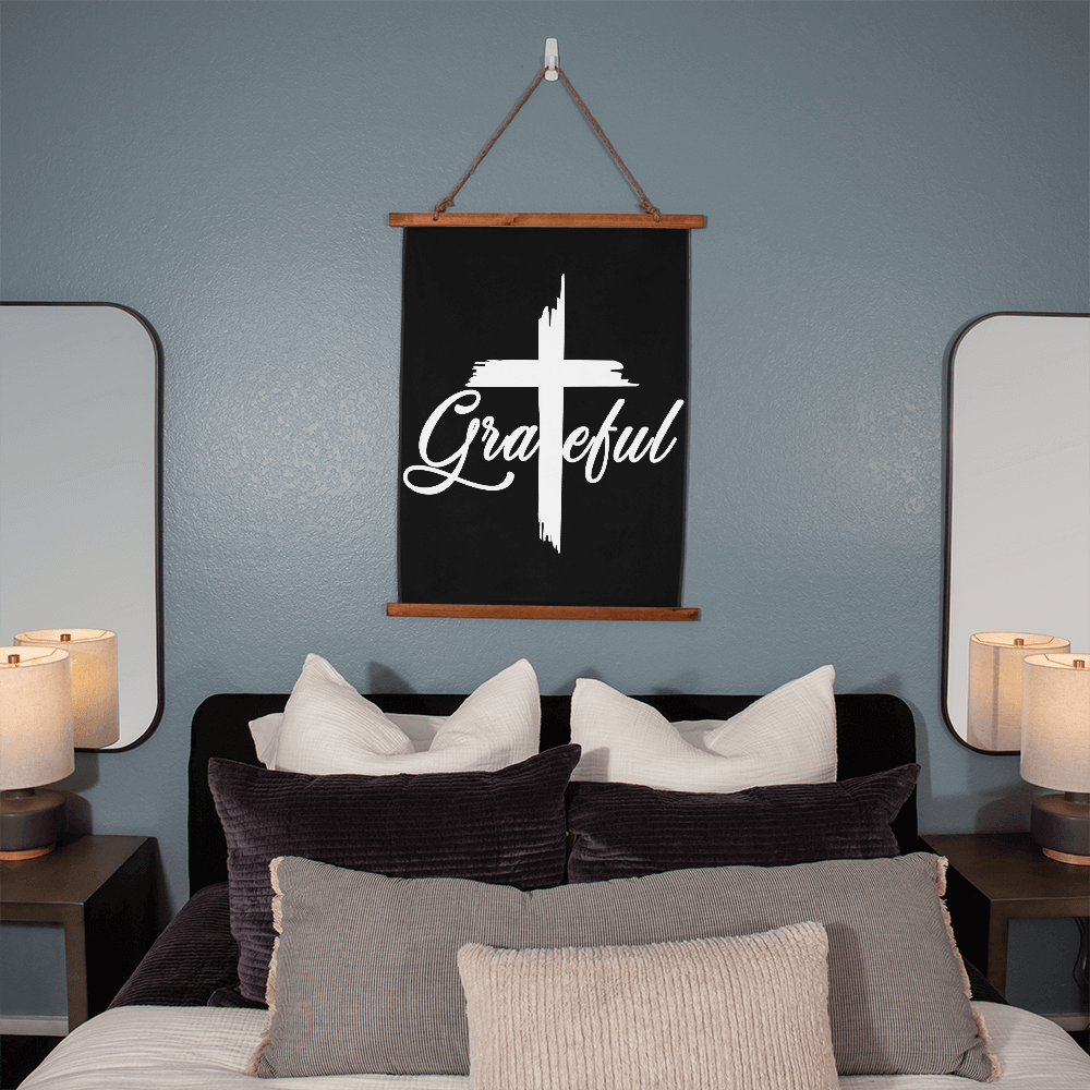 Grateful Wall Tapestry – Gift for Her - Gift for Him