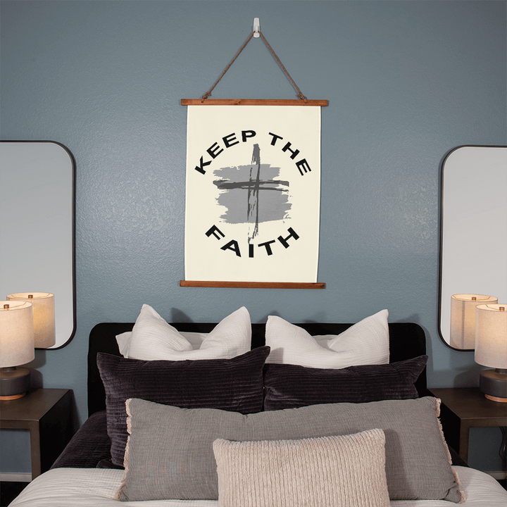Keep The Faith Wall Tapestry – Gift for Her - Gift for Him