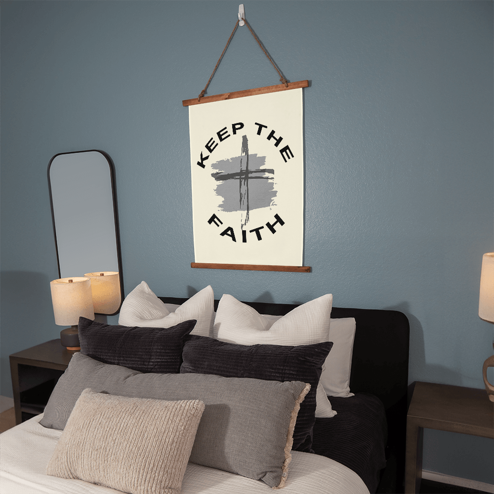 Keep The Faith Wall Tapestry – Gift for Her - Gift for Him