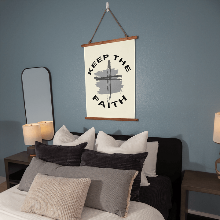 Keep The Faith Wall Tapestry – Gift for Her - Gift for Him