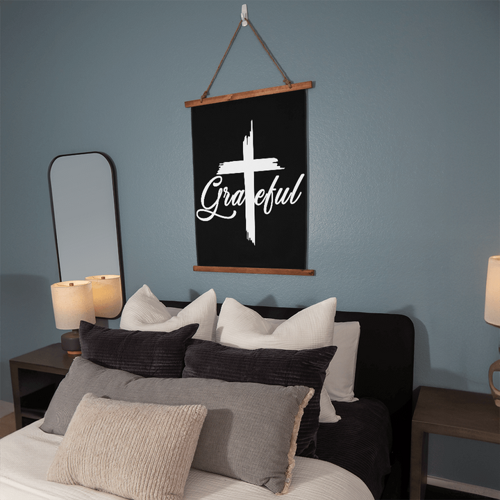 Grateful Wall Tapestry – Gift for Her - Gift for Him