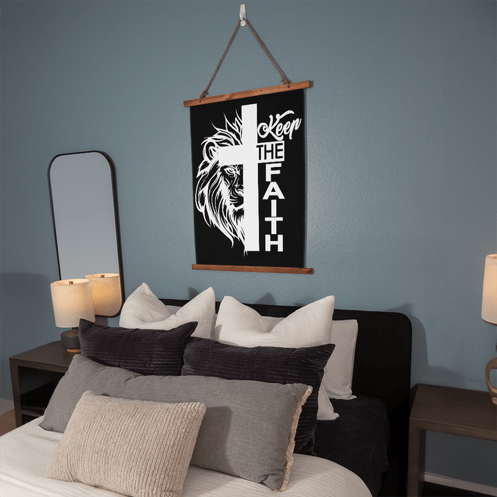 Keep The Faith Wall Tapestry – Gift for Her - Gift for Him